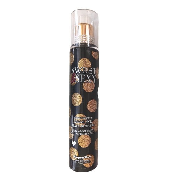 SWEET & SEXY SECRET RESERVE DIAMOND BLACK BRONZER TANNING LOTION BY SUPRE 10.1oz - Picture 1 of 1